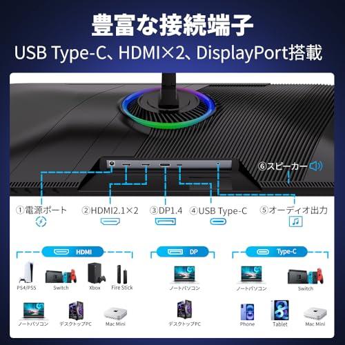 Cocopar 27インチ 4K IPSモニター cocopar モニター 27インチ 4K USB Type-C HDMI2.1(TMDS)×2 DP 95%DCI