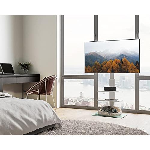 FITUEYES テレビスタンド 32〜60インチ対応 棚付き 壁寄せテレビ