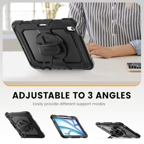 Timecity iPad Air 11インチ ケース (2025新モデル) 耐衝撃 三層保護