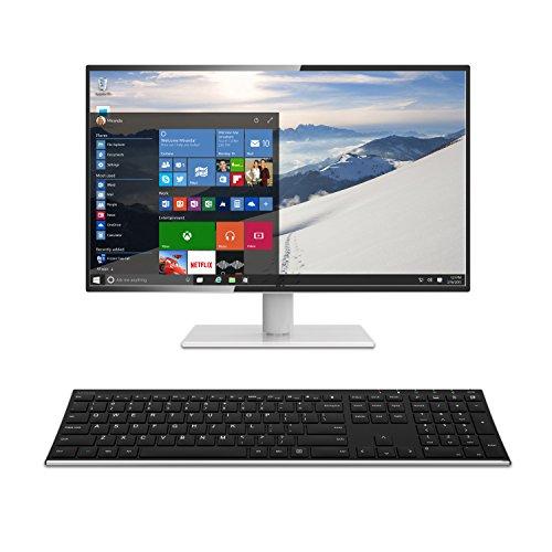 Arteck 2.4G ワイヤレスキーボード日本語配列 無線ステンレススチール