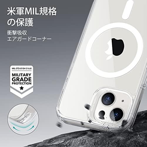 ESR iPhone13ケース MagSafe対応 iphone14 ケース クリア 耐衝撃 米軍MIL規格 傷に強い背面 ワイヤレス充電 スト |  | 04