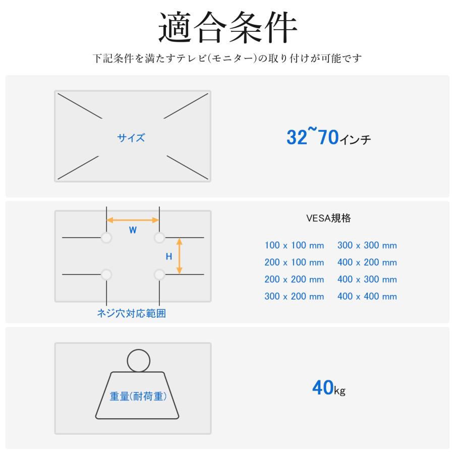 新品 テレビスタンド キャスター付 32-70インチ対応 壁寄せ 角度調整新生活 Rfiver テレビスタンド 壁寄せ tvスタンド 32-70 インチ テレビ