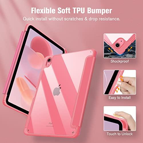 Fintie iPad 第10世代 ケース 2022 10.9 インチ 透明バックカバー