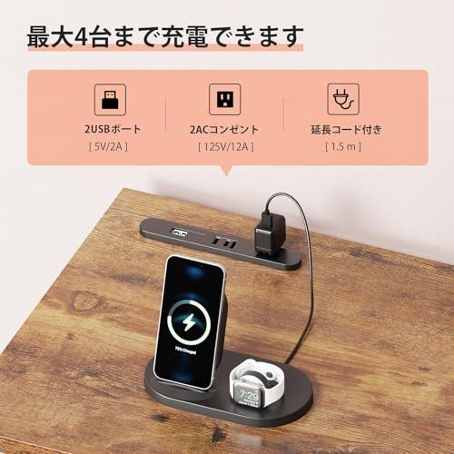 Maihail サイドキャビネット デスクワゴン 布製 袖机 層板付き サイド