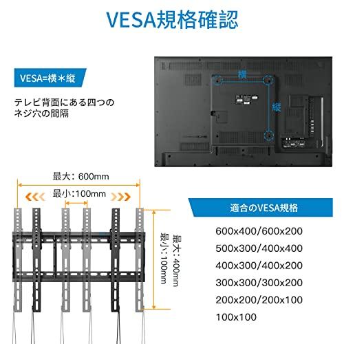PERLESMITH 壁掛けテレビ金具 37〜75インチ対応 ティルト式 PERLESMITH 壁掛けテレビ金具 37〜75インチ対応 ティルト式
