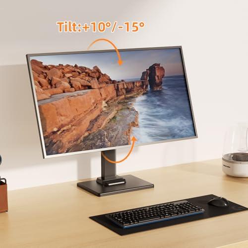 suptek モニターアーム モニタースタンド 1画面 置き型 テレビ