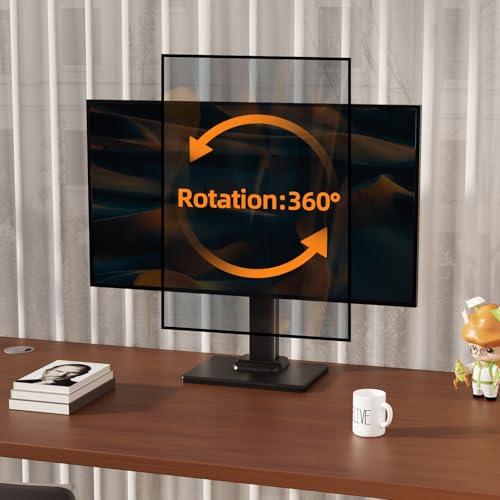 suptek モニターアーム モニタースタンド 1画面 置き型 テレビ