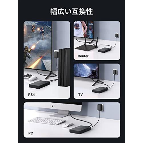 UGREEN HDD ケース 3.5インチ ハードディスクケース USB3.0接続 2.5