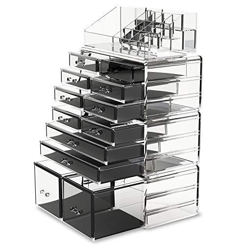 Readaeer 化粧品収納ボックス コスメ収納 特大容量 メイクケース メイp Readaeer 化粧品収納ボックス コスメ収納 特大容量 メイクケース
