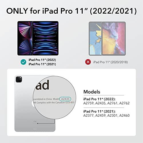 ESR iPad Pro 11インチ ケース (2022/2021)用 第4/3世代対応 ハイブリッドケース ペンシルホルダー付き 取り外し可能｜ebisstore333｜02