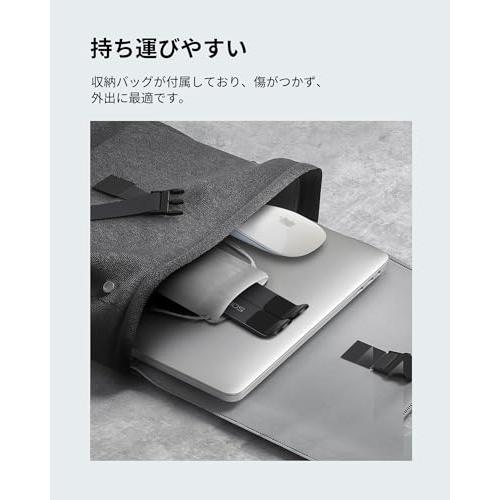 革新的・極軽量 SODI ノートパソコンスタンド PCスタンド 折りたたみ式