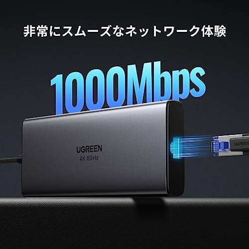 UGREEN Revodok Pro 9 in 1 USB Cハブ 10Gbps USB-C3.2 USB-A3.2 高速