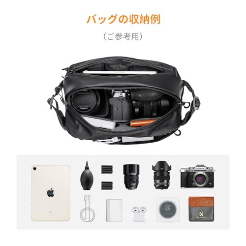 K&F Concept カメラバッグ ショルダーバッグ スリングバッグ カメラ
