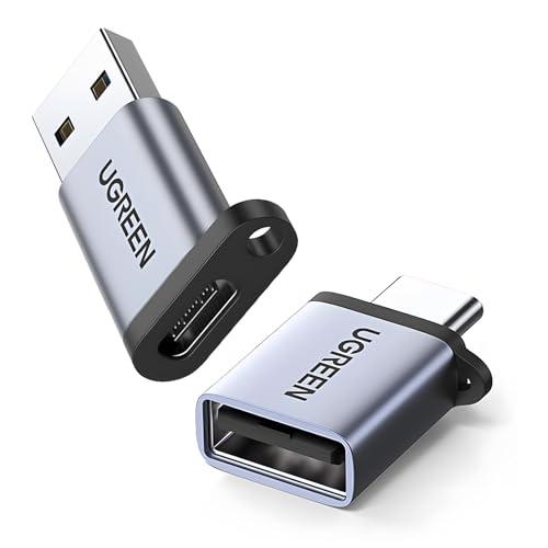 UGREEN usb c a 変換アダプタ タイプc 変換 2点セット usb-c usb-a