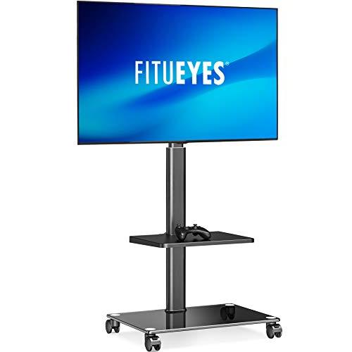 FITUEYES テレビスタンド 32〜60インチ対応 キャスター付き 二段 高さ