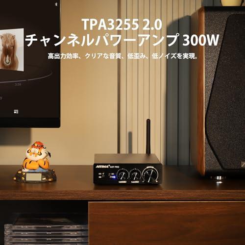 AIYIMA A07 PRO デスクトップアンプ TPA3255+QCC304X+N5532*5