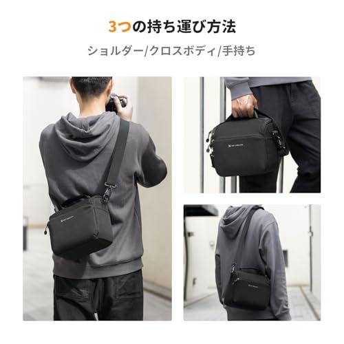 K&F Concept カメラバッグ ショルダーバッグ カメラショルダーバッグ
