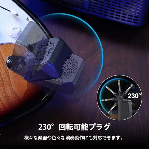 アンプ ギター 小型 ミニアンプ 5W 4つのエフェクト Bluetooth 軽量