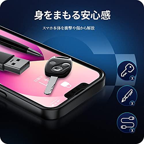 NIMASO ガラスフィルム iPhone13 mini 用 保護 フィルム 液晶画面保護