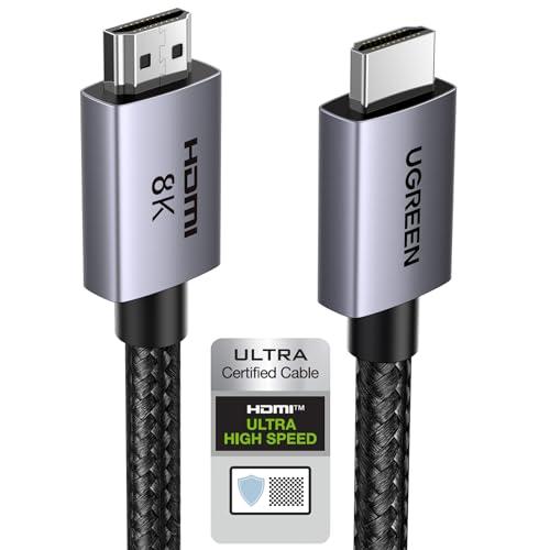 UGREEN 8K 60Hz HDMI ケーブル HDMI2.1 Ultra High Speed 認証 UGREEN 8K 60Hz HDMI ケーブル HDMI2.1 Ultra High Speed 認証