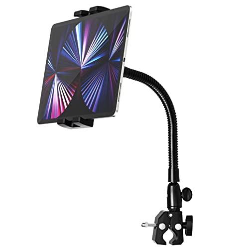 woleyi グースネック フィットネスバイクタブレットホルダー スピン 
