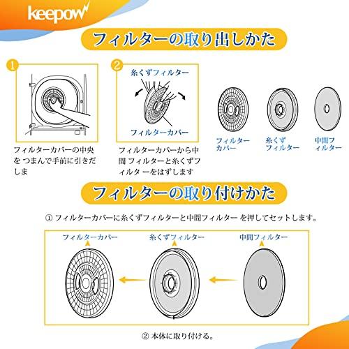 KEEPOW 乾燥機フィルター ED-608東芝衣類乾燥機用 39242920 39242922