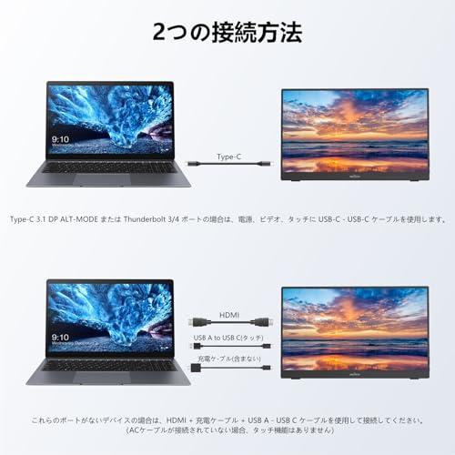 モバイルモニター 15.6インチ タッチパネル InnoView モバイル