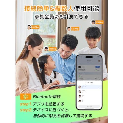 Besecou 体重計 スマホ連動【新登場・BIA測定技術】 体脂肪計 高精度