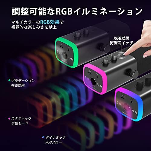 FIFINE スタンドアロンマイク 単一指向性ダイナミックマイク ミュート