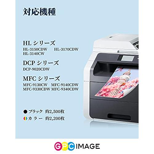 GPC Image TN-291 TN-296 互換トナーカートリッジ 4色セット 大容量