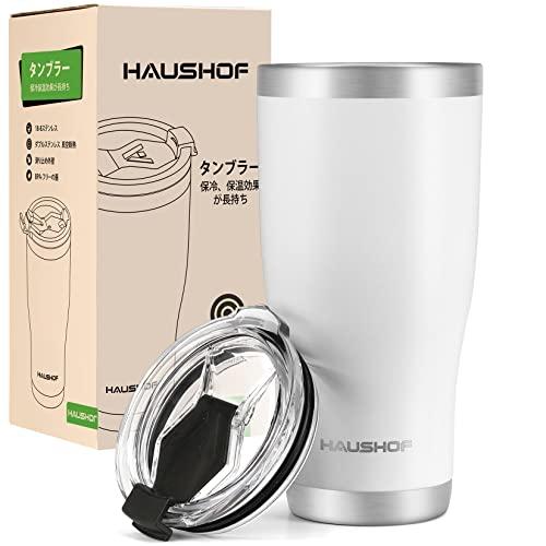 HAUSHOF タンブラー 真空断熱 ステンレス ふた付き 600ml 車用 HAUSHOF タンブラー 真空断熱 ステンレス ふた付き 600ml 車用