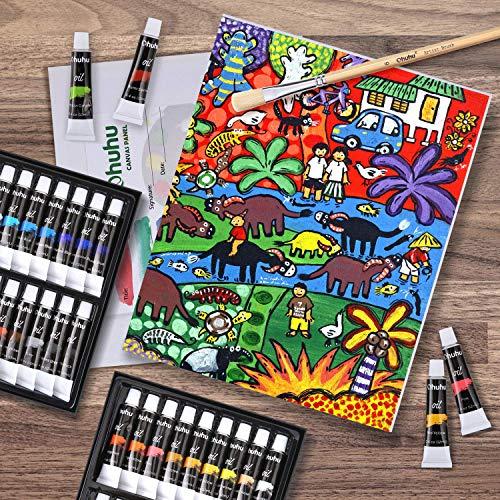 【在庫処分】Ohuhu 油絵具 セット 56点セット 36色 油絵 油絵の具 絵 Ohuhu 油絵具 セット 56点セット 36色 油絵 油絵の具 絵画 画材 絵の具
