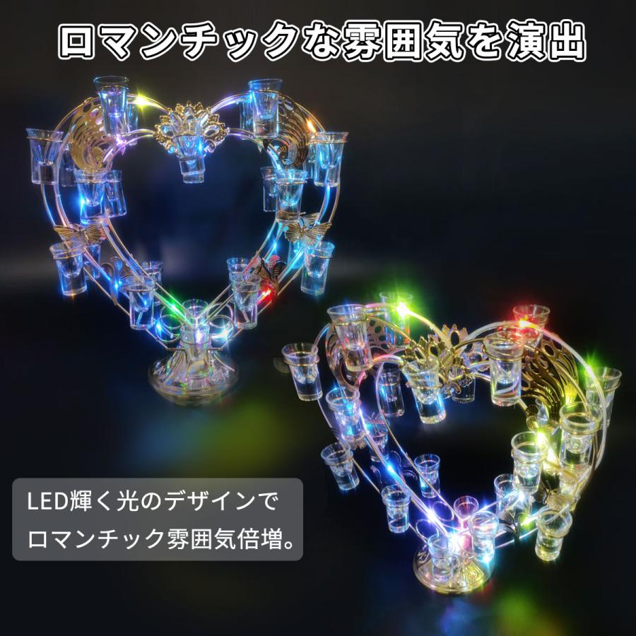 Main - 【SALE／75%OFF】 RAKU LED酒グラス棚 操作簡単 酒カップホルダー USB充電式 酒グラススタンド 雰囲気作り ...