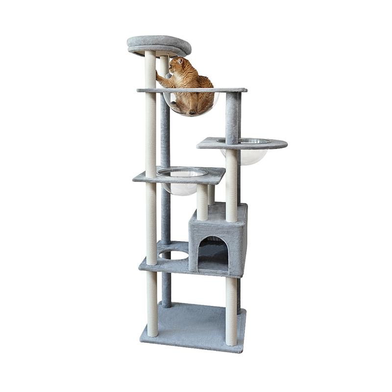 RAKU キャットタワー 猫タワー 高さ176cm/184cm 木製 布製 RAKU キャットタワー 猫タワー 高さ176cm/184cm 木製 布製