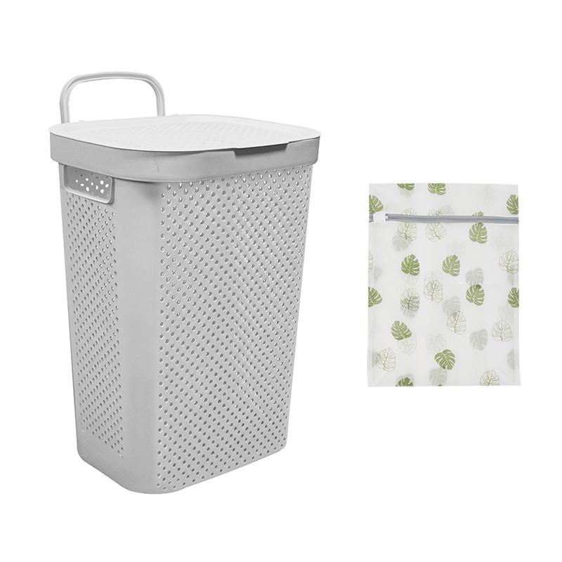 RAKU 爆買 ランドリーバスケット 洗濯バスケット 洗濯かご 60L 洗濯袋