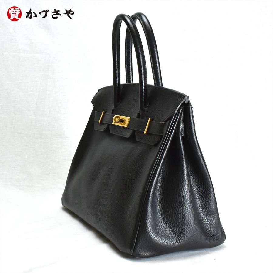 Birkin HERMES エルメス バーキン30 黒 ゴールド金具 トリヨン