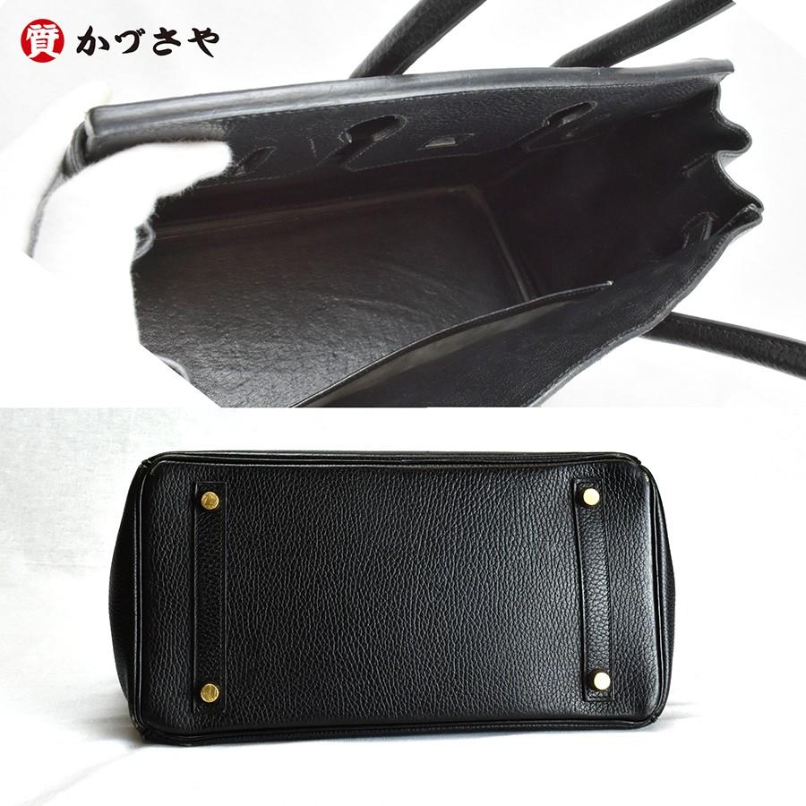 Birkin HERMES エルメス バーキン30 黒 ゴールド金具 トリヨン