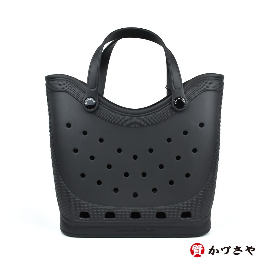 BALENCIAGA　バレンシアガ　クロックスコラボ　ラバー トートバッグ　ラバーバッグ　ブラック | BALENCIAGA