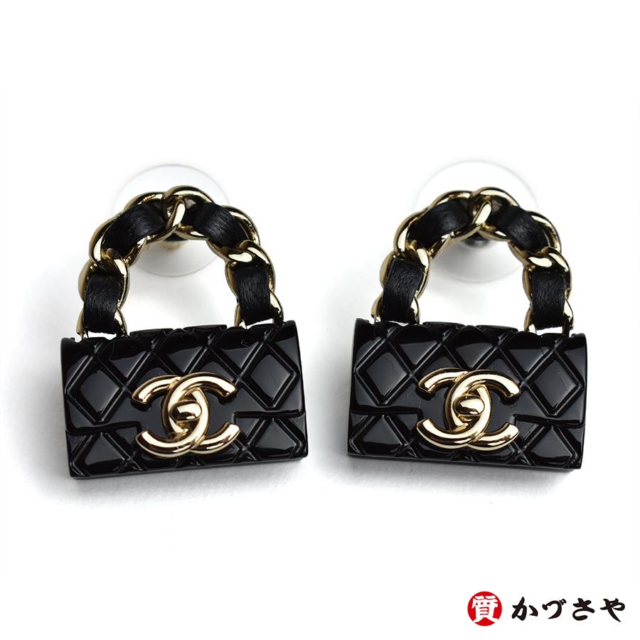 CHANEL　シャネル　マトラッセ バッグモチーフ ピアス ココマーク | CHANEL