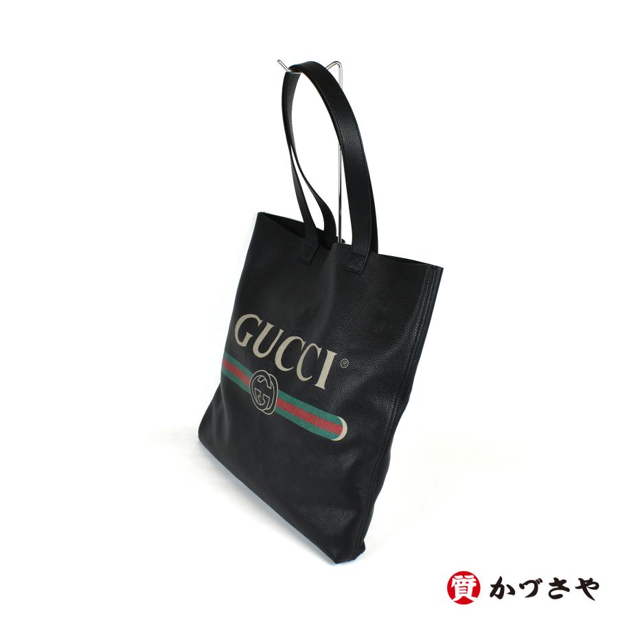 GUCCI　グッチ  ヴィンテージロゴプリント レザートートバッグ　ショルダーバッグ | GUCCI | 02
