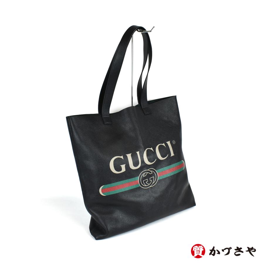 GUCCI　グッチ  ヴィンテージロゴプリント レザートートバッグ　ショルダーバッグ | GUCCI | 03