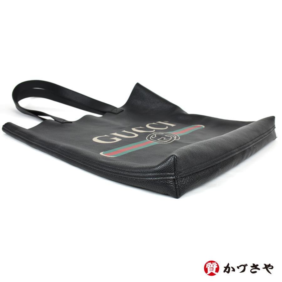 GUCCI　グッチ  ヴィンテージロゴプリント レザートートバッグ　ショルダーバッグ | GUCCI | 06