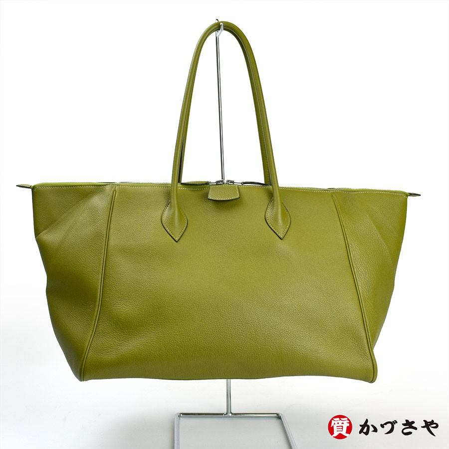 HERMES HERMES エルメス パリボンベイ □L刻印 シルバー金具 HERMES HERMES エルメス パリボンベイ □L刻印 シルバー金具