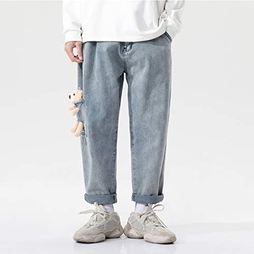 Pinkpum ピンクパン ジーンズ メンズ デニムパンツ ワイドパンツ ストレッチ 大きいサイズ ジーパン くま クマ付き 水色 4xl Ebisu Vjl16v3hc 恵比寿マート 通販 Yahoo ショッピング