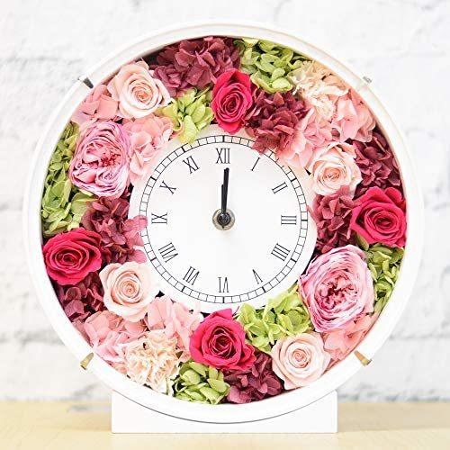 値引 Lulu S ルルズ プリザーブドフラワー 爽やかな花時計 サイズ幅24cm長さ8cm高さ24cm ピンク Lulu S 1017 ピンク 代引不可 Zoetalentsolutions Com