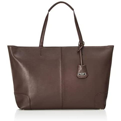 スーパーsale価格 レジスタ レザー トートバッグ 大容量 横幅55cm ファスナー付き 仕切り メンズ レディース ダークブラウン Free Size 手頃な価格 Www Superavila Com