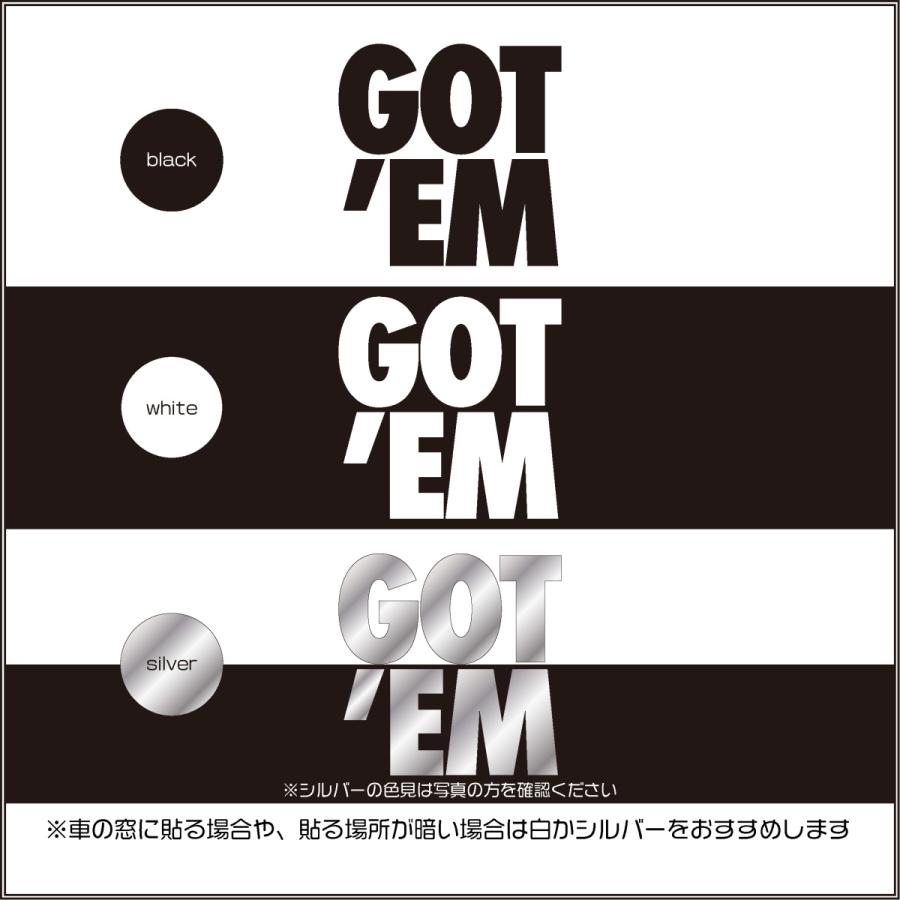 GOT'EM ゴッテム　カッティングシート　3枚セット（L/M/S）黒　ブラック　スニーカー　GET　お洒落　インスタ　ナイキ |  | 02