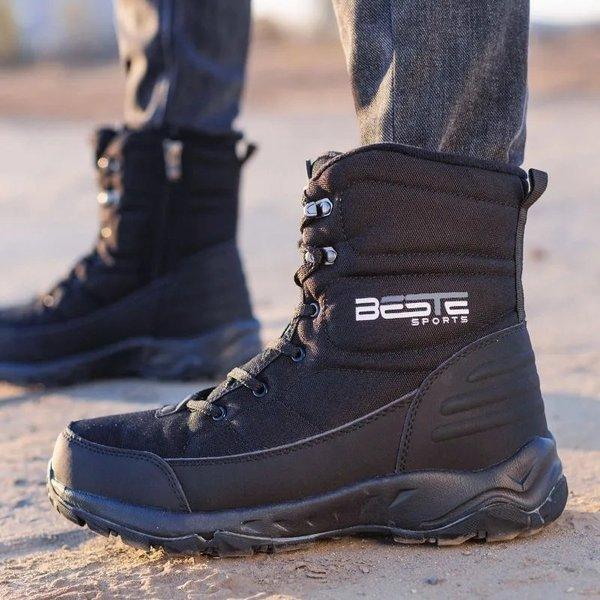 スノーブーツ メンズ 靴 スノーシューズ ムートンブーツ ショート 防寒 雪靴 裏起毛 雪遊び 防滑 冬 おしゃれ 雪用 冬靴 滑らない ブーツ 暖か アウトドア 3色 97 Off