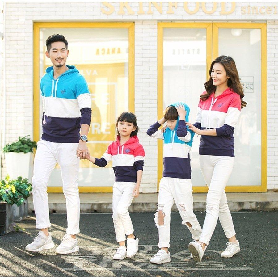 パパママ 男女兼用パーカー 長袖 運動 スウェット 家族お揃い カップル 親子 キッズ 親子ペアルック トレーナー スウェット Mchyhyyzsk メンズファッション Gradbound Com