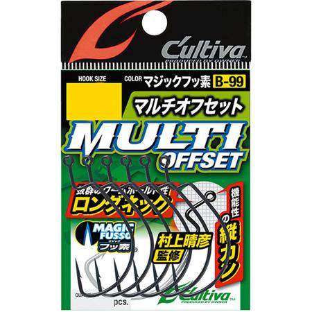 オーナー針 11799 B-99 マルチオフセットフック 6/0 【ハリ・フック